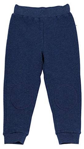 Leela Cotton - Pantaloni da bambino in cotone biologico, per il tempo libero Indaco 116