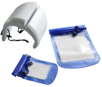 SHATCHI Inflatable Waterproof PVC Cushions/Canopy/Footbath/Ozone Generator/Drink Storage/Lamp Fits Most Spas Accessories for MSpa Hot Tubs, Light Grey