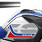 n.2 Adesivi per Fiancate Serbatoio compatibile con/sostitutivo BMW Motorrad R 1200 1250 GS Adventure LC RALLYE (Graphite-Blu-Rosso)