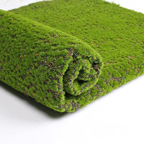 DAZZLEEX 100X100Cm Muschio Artificiale Piante Verde Falso Finto Moss per Negozio Casa Patio Decorazione Colorata