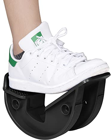 Fußwippe Haltbarer Wadenstrecker bei Entzündungen der Achillessehne, Plantarfasziitis, Entlastet Fuß und Schienbein, für Athleten Physiotherapie und Erhöht Flexibilität und Stärke (Schwarz)