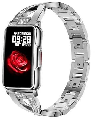findtime Ladies Smartwatch Gold Smart Watch for Women Blood Pressure Bracelet Heart Rate Blood Oxygen Sleep Monitor Calorie Step Counter Pedometers Fitness Tracker Compatible with Android iOS