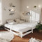 WIFESE Ausziehbares Tagesbett 2X(90x200) cm Weiß Massivholz Kiefer Massivholzbett mit 2 Bettschublade Jugendbett Sofabett Schlafsofa mit Lattenrost für Wohnzimmer Praktisch und Komfortabel
