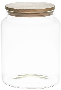 COOK CONCEPT - KA5549 – Vorratsglas mit Holzdeckel, 2,4 l, Aufbewahrung für die Küche