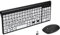 Impression Grand Format Pleine Grandeur 2.4G Clavier et Souris sans Fil, Impression Grand Format surdimensionnée pour Les Enfants malvoyants