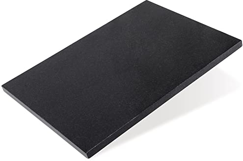 Tagliere da portata e da portata, in marmo, decorativo, in marmo nero, 30 x 40 cm
