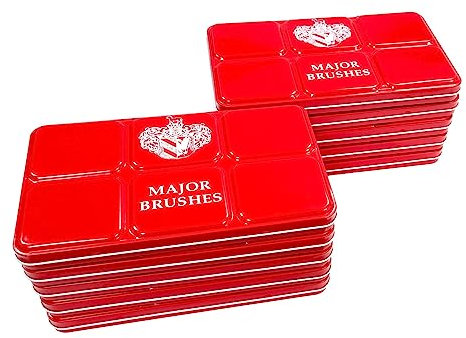 Major Brushes Watercolour Block Tin Set of 36 Colours - 10 Pack