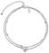 VICKWOOD Fußkettchen für Damen 21cm bis 27cm Verstellabr in Silver Wasserfest aus Edelstahl Fußkette Sommer Schmuck Geschenk für Frauen (Silber-26cm)