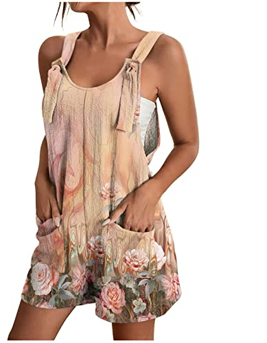 Generisch Latzhose Damen Sommer Kleidung Cider Für Business Latzhose Party Overall Für Hochzeit Einteiler Arbeitslatzhose Sommerhose Mit Tasche Lässig Jumpsuit Jumper Shorts