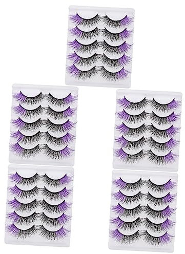 Beavorty 25paia Ciglia Falsi Naturali Per Makeup Con Scatola Estensioni Per Ciglia Riutilizzabili e Leggere Effetto Volume Intenso e Comfort Elevato Per Look Glamour