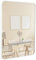 Terra Home Wandspiegel - Rechteckig, 60x80 cm, Weiß, Modern, Metallrahmen Spiegel - für Flur, Wohnzimmer, Bad oder Garderobe