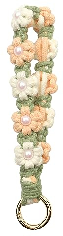 AOKSUNOVA Schlüsselanhänger Armband Schlüsselanhänger Frauen Schlüsselband Band Makramee Geschenk für Frauen