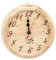 UPQRSG Sauna Timer, Saunaraumuhr Zubehör Wanduhr, Elegante Runde Holzwanduhr für Saunaraum, Büro, Schlafzimmer Dekor, Schlanke Heimuhren, Saunaraum Zubehör