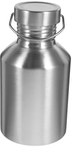 BESPORTBLE Deau en Acier Inoxydable Bouteilles Deau en Métal Deau pour La Randonnée Deau Portable Cruche Deau en Métal Deau Thermale Tasse Aptitude des Sports Acier Inoxydable 304