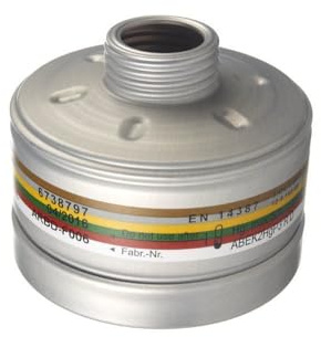 Filtro combinato 6 7 3 8 7 9 7 - Tipo 1140 contro particelle e vapori - D R Ä G E R A2B2E2K2HgP3 R D