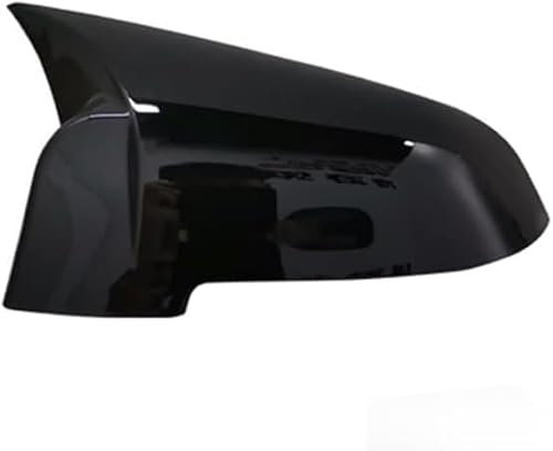 TRASKA Auto-Spiegelkappen Für BMW 5 6 7 Series F10 F11 F18 GT 5GT F07 F06 F12 F13 LCL F01 F02,Shell Borte Spiegelabdeckungen Ersatz Seitenspiegel Abdeckkappen,D-1 pcs Black-Right