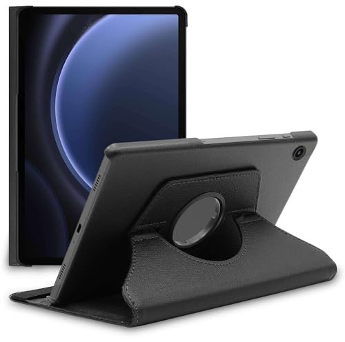 ebestStar - Cover per Samsung Galaxy Tab A9+ (2023) SM-X210, Custodia Protezione Rotazione 360, Pelle PU, Nero