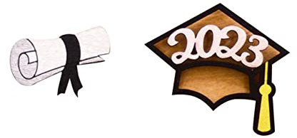 # 2023 Geschenk zum Schulabschluss für sie, Ohrring als Geschenk zum Schulabschluss, Zubehör für Holzschmuck, Einheitsgröße, Holz, Kein Edelstein