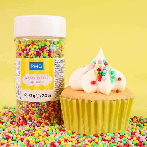 PME Pâques Sprinkles - Mini perles multicolores (60g)