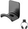BEIBXHQQ 1 Piece Headphone Wall Mount, Wall Mount Bracket, Headphone Stand, Headphone Storage Hook, Multi-Function Bracket, Adhesive Wall Bracket, Headphone Accessories