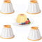LEBKFT 4 Pcs Panna Cotta Moulds with Lid - Traditional Jelly Moulds & Mini Pudding Basins - Non Stick Cooking Pans