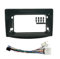 Auto-Audio-Rahmen 9 Zoll Autorahmen Blende Android Audio Fitting Adapter Dash Trim Kit for Mitsubishi Grandis 2003-2011 Autoradio Radioblende Doppel(Frame Cable)