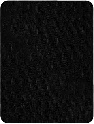 Aomhrek Stoff Reparatur Patches, Selbstklebende Reparaturpflaster, Reparaturflicken für Leinengewebe, Selbstklebende Bettwäsche für Sofas, Bürostühle, Kopfteile, Vorhänge, 20 x 28 cm (Schwarz)