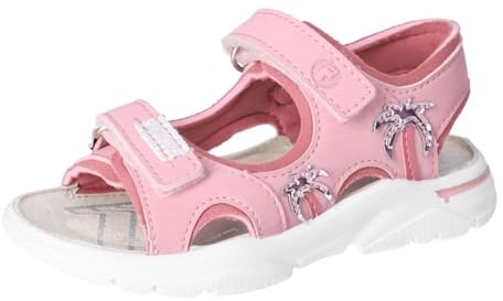RICOSTA Mädchen Riemchensandalen Carmi, Kinder Sandalen, waschbar