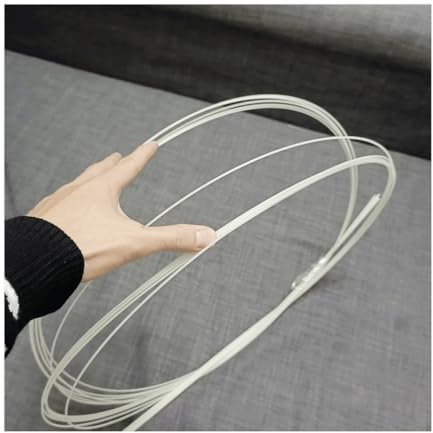 LEFTART 3 Meter weiße Glasfaserstange, Bogen, Zeltstange, Pflanze, Kletterstange, Spielzeug, Skelett, Fiberglasstange, for Modellflugzeuge, Drachen, Fiberglasstangen(1PCS 1x3000mm)