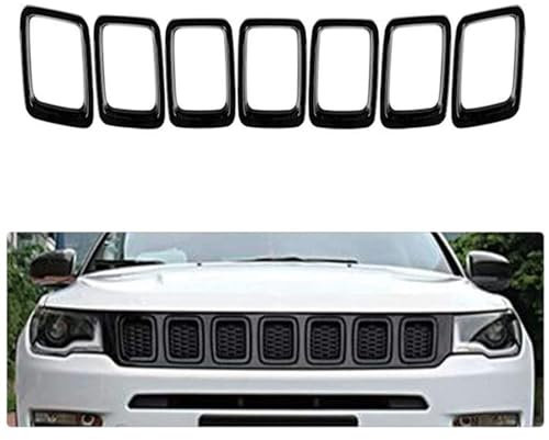 ORBHES Griglia Anteriore per Auto, Compatibile con Jeep Compass 2017-2020, Griglie del radiatore del paraurti