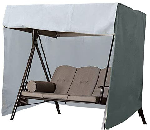Abdeckung für Hollywoodschaukeln für den Außenbereich, 160 x 119,4 x 170,2 cm, wasserdicht und staubdicht, Schutz für 3-Sitzer-Schaukelsitz