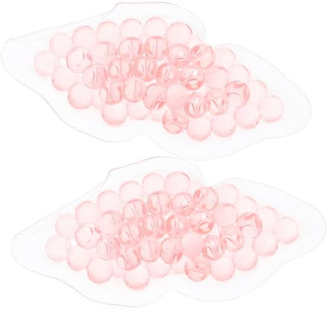 TOVINANNA Lippenpads 2 Stück Kühlende Gelmaske Sommer Lippenpflege Beruhigend Für Empfindliche Lippen Pink Tragbar