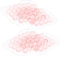 TOVINANNA 2stücke Kühlende Lippenpads Wiederverwendbare Gel Lippenmasken Für Erholung Und Pflege Für Zuhause Und Büro Beruhigende Lippenkompressen Aus Tpu