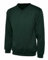 INSAFIANS Boys V-Neck School Jumper - Unisex Kids Classic Sweatshirt Soft Fleece Sweater Ages 2-17 (Bottle GRN 11-13)