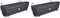 Elho Vibia Campana Balconnière Allin1 70 - Planteur pour Balcon - Ø 70.4 x H 17.7 cm - Noir/Anthracite (Lot de 2)
