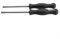 2 outils de carburateur avec un design cannelé à 21 dents et un tournevis circulaire