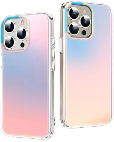 Layeri for iPhone 11 Case Holographic Iridescent Unique and Aesthetic Shockproof Phone Case for Girls and Women Translucent Iridescent Bumper Protective Cases for iPhone 11 Cover