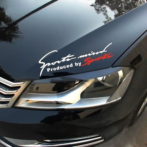 Auto Seite Sticker Aufkleber für MG6 MG4 350 42 550 ZT 7 ZS HS GS MG3 TF 5 RX5 ZR GT, Aufkleber Emblem Auto Tuning Dekoration Pickup LKW Bett Dekor Abdeckung,White-Red
