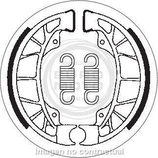 SBS P2195 - Pinza freno posteriore Zip 125, Typhoon