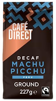 Cafédirect Decaf Machu Picchu Fairtrade Ground Coffee 200 g (Pack of 6)