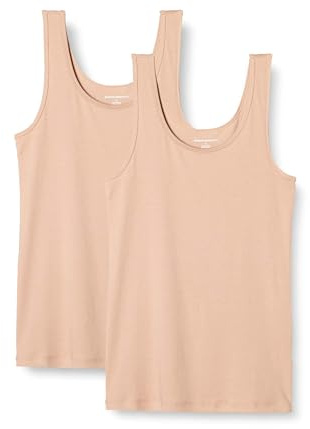Amazon Essentials Women's Slim-Fit Vest, Pack of 2