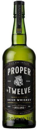 Proper No Twelve (12) Irish Whiskey 70 cl | Smooth and Triple distilled