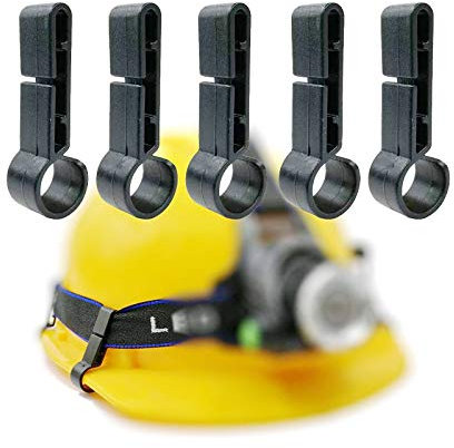 GuangTouL 32 pièces Torches frontales clips, pour casques clips de phares, adaptés à une variété de phares, casques