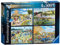 Ravensburger Happy Days Age 10+ No.3 Countryside Nostalgia 4x 500 Piece Jigsaw Puzzles for Adults and for Kids and Up