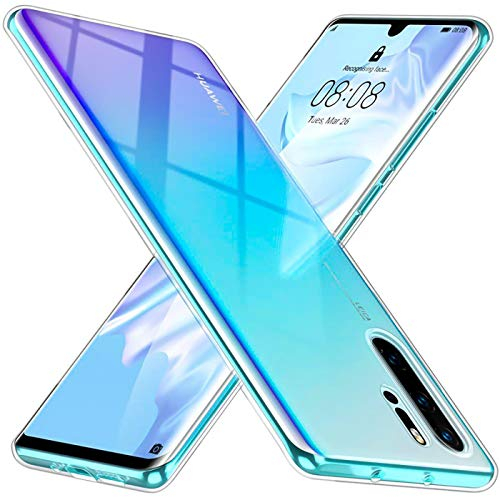Verco Handyhülle für Huawei P30 Pro Case, Handy Cover für P30 Pro Hülle Transparent Dünn Klar Silikon, durchsichtig