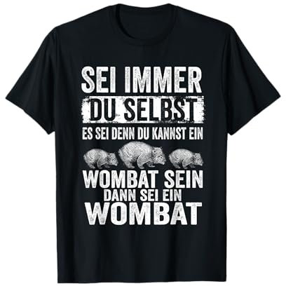 Wombat Zoo Animal Beuteltier Wombat Lover T-Shirt