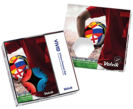 Volvik Pack of 9 golf balls world cup