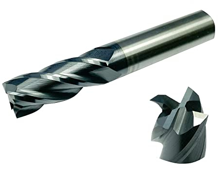 KATOOL VHM Schaftfräser Ø 1 bis 12 mm - universelle Hartmetall Fräser zum Eintauchen (1 mm)