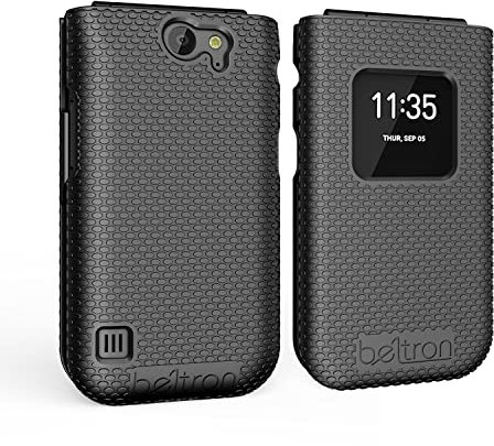 BELTRON Case for Nokia 2720 V Flip Phone, Protective Snap On Cover (Verizon 2720V) – Black