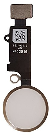 DHLK® Home Button Kabel kompatibel mit iPhone 7 Weiß - Nicht Touch ID (A1660, A1778, A1779)